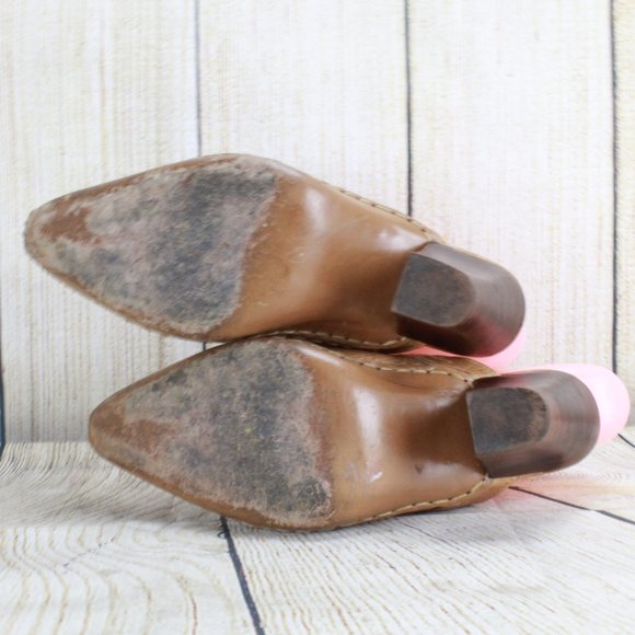 Frye Slip-on Heeled Studded Heels Size 6.5 - Picture 6 of 9